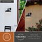 Vaxcel Hammond Steel 1 Light LED Dusk to Dawn Matte Black and White Industrial Outdoor Wall Lantern T0751 - alternate 4